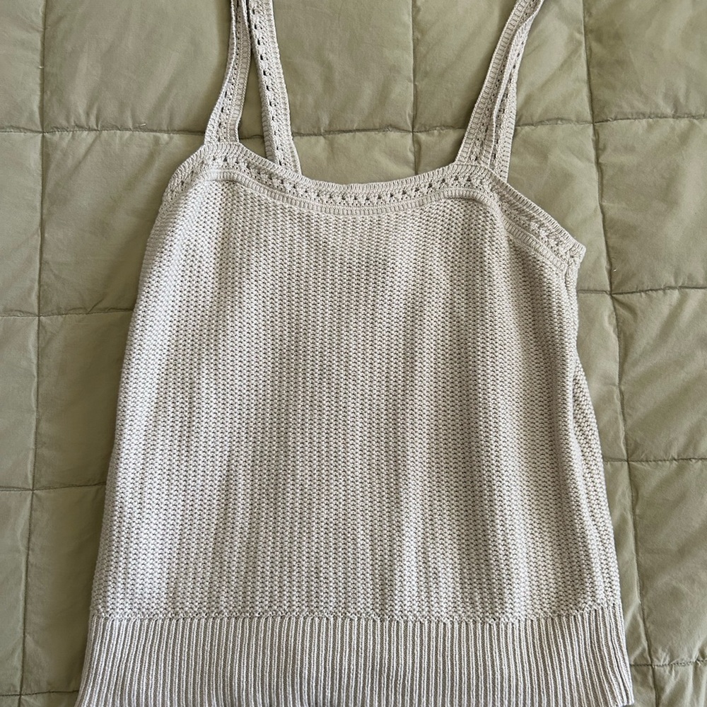 Banana Republic cotton sweater tank top